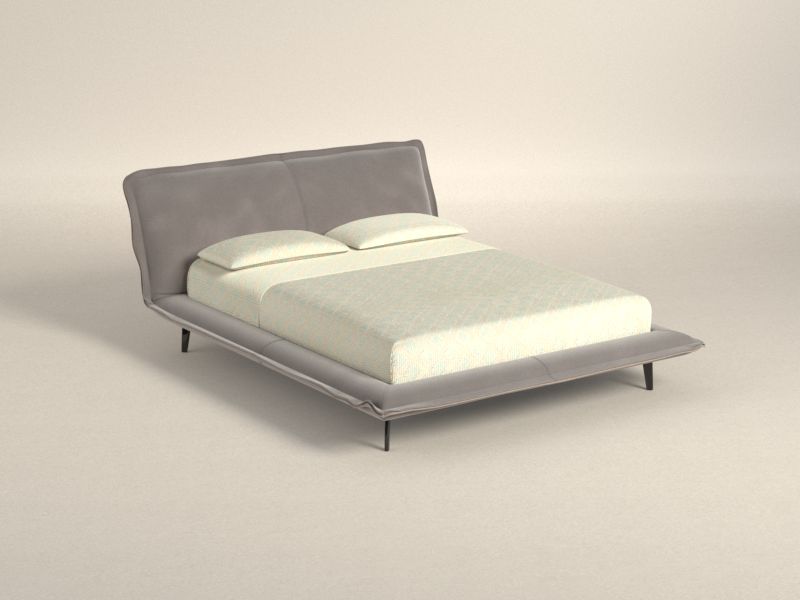 Preset default image - Piuma Double Bed (Mattress 152x200) - Fabric