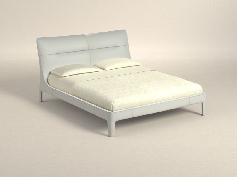 Preset default image - Venere King Bed (Mattress 180x200) - Leather