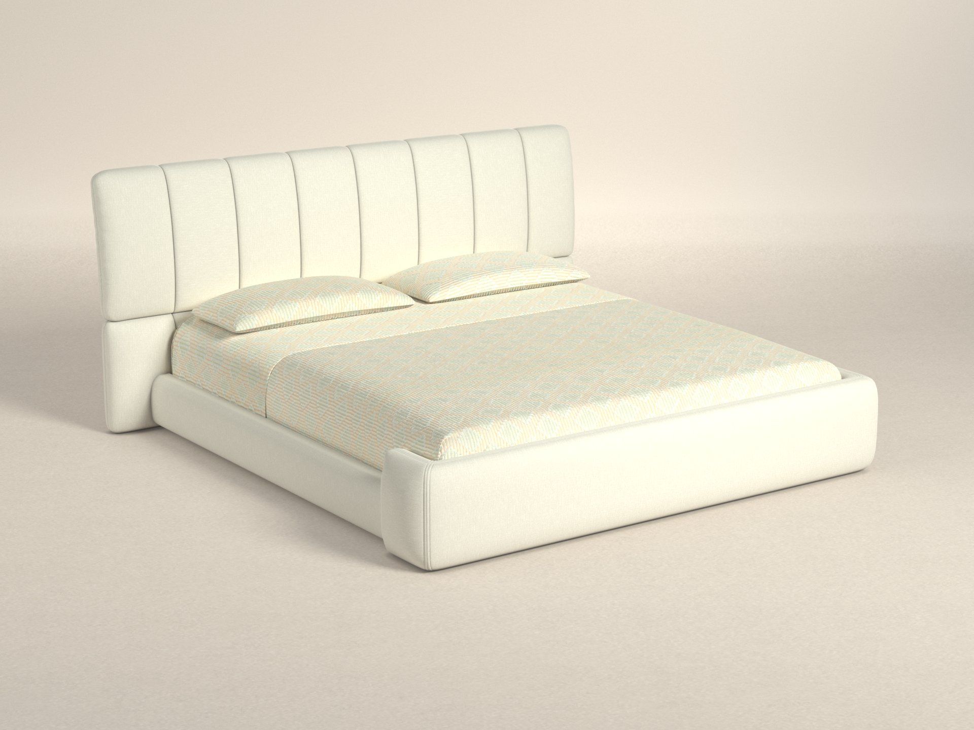 Preset default image - Briq Super King bed (Mattress 193x200) - Fabric