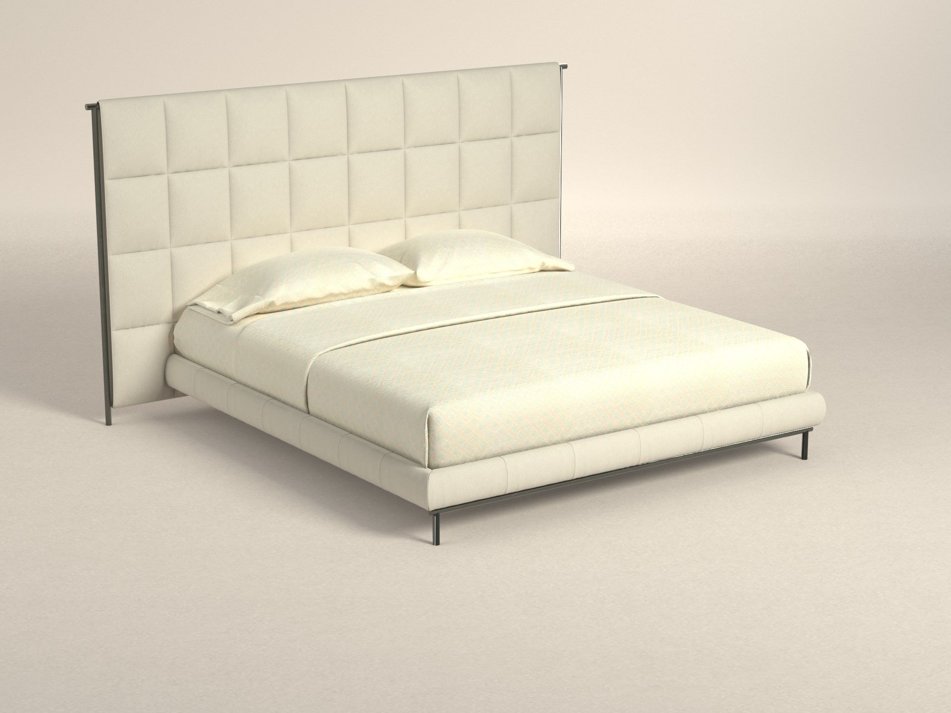 Preset default image - Ema King Bed (Mattress 180x200) - Fabric