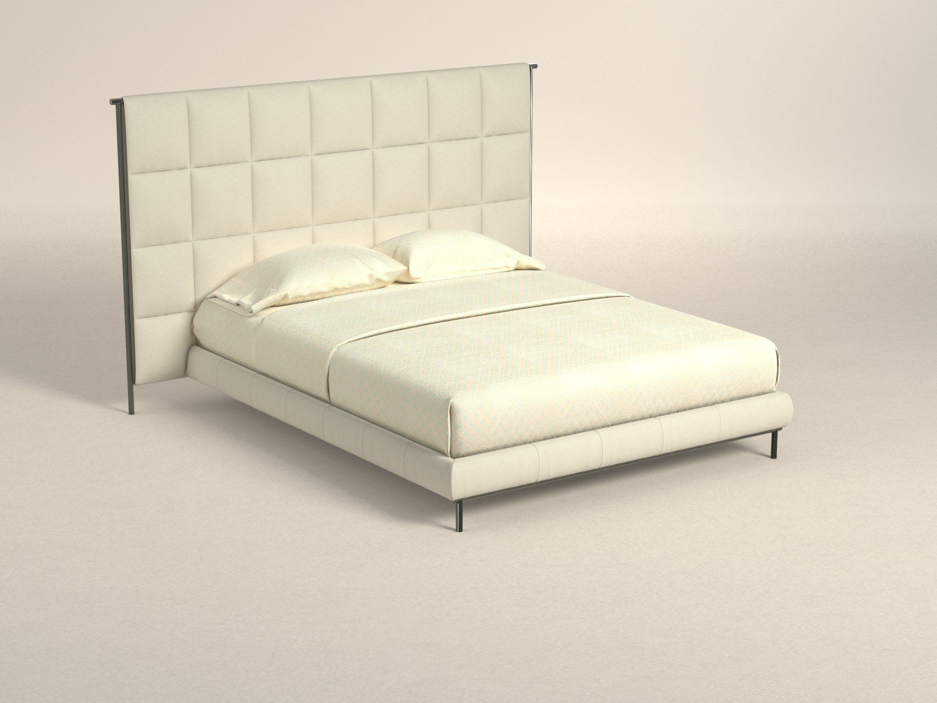 Preset default image - Ema Double Bed (Mattress 152x200) - Fabric
