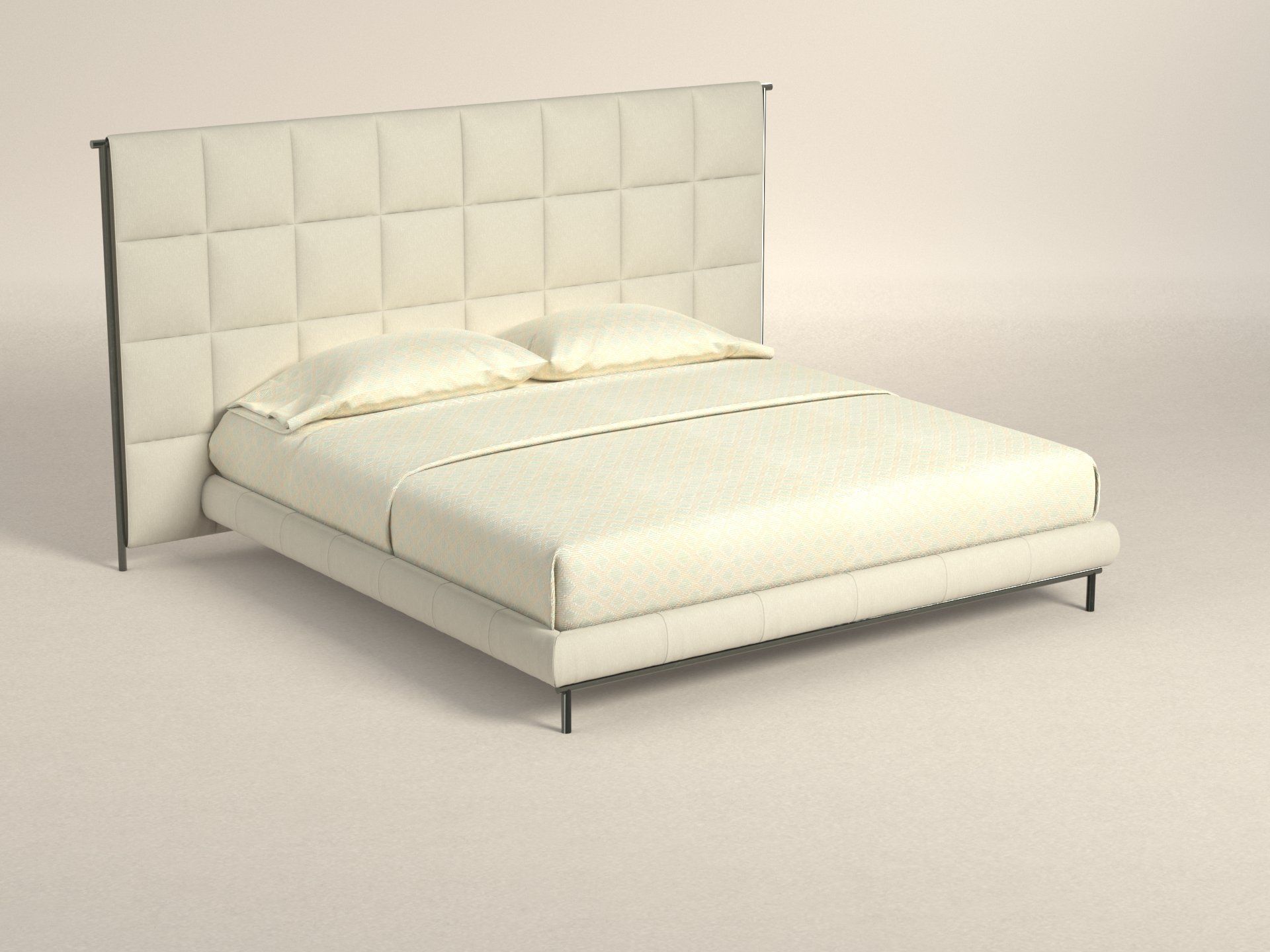 Preset default image - Ema Super King bed (Mattress 193x200) - Fabric