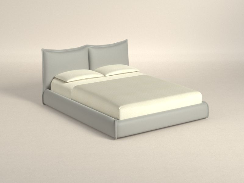 Preset default image - Lunare Queen Bed (Mattress 160x200) - Leather