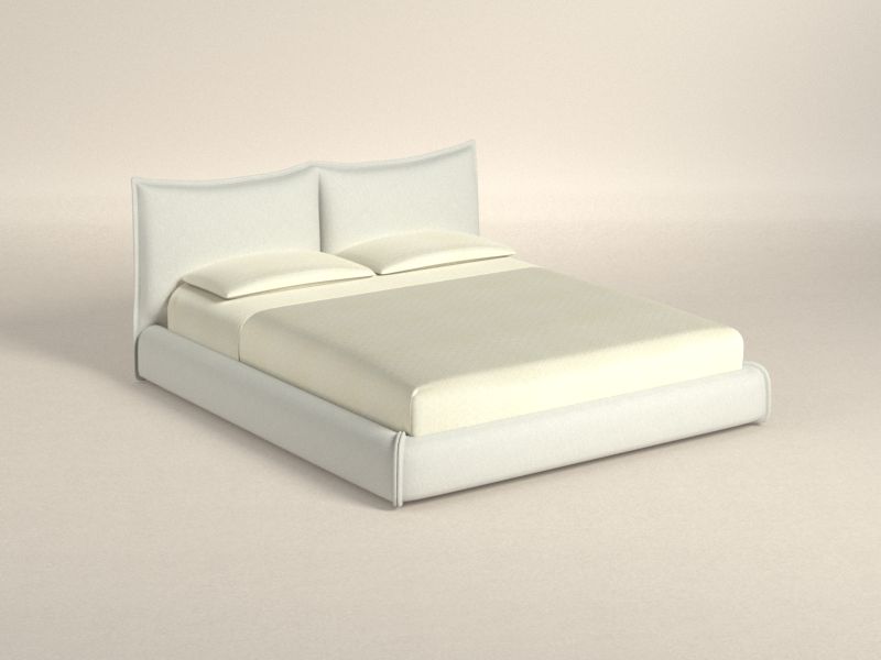 Preset default image - Lunare King Bed (Mattress 180x200) - Fabric