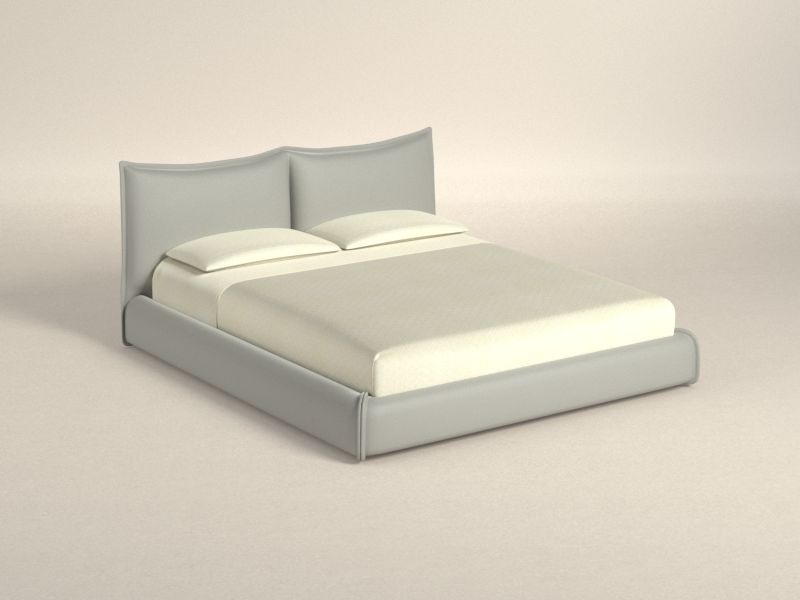 Preset default image - Lunare King Bed (Mattress 180x200) - Leather