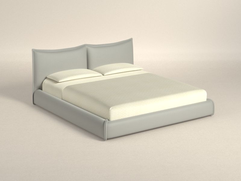 Preset default image - Lunare Super King bed (Mattress 193x200) - Leather