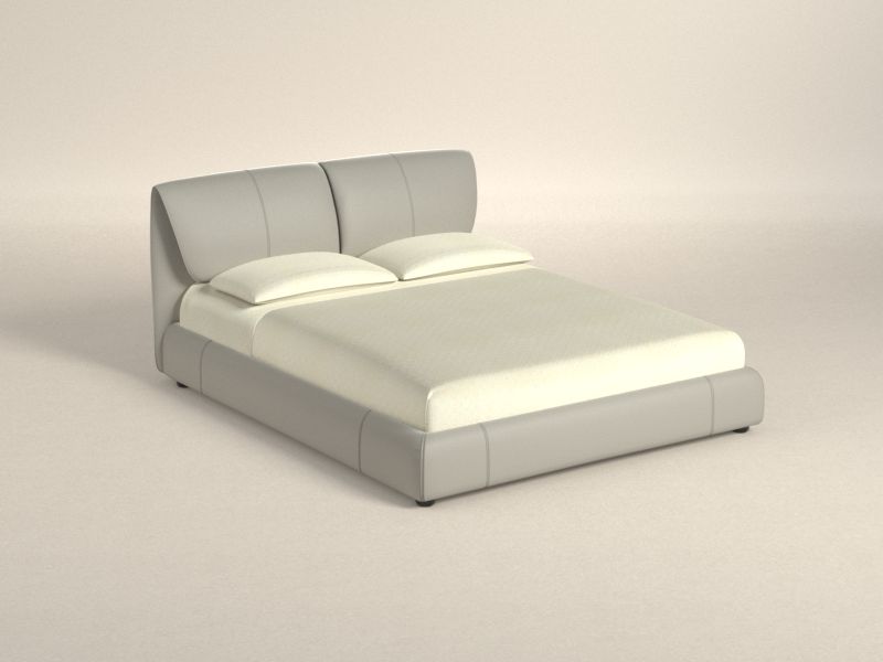 Preset default image - Orbitale Queen Bed (Mattress 160x200) - Leather