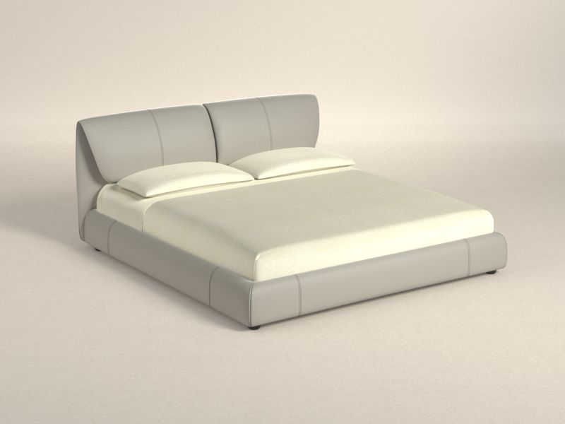 Preset default image - Orbitale Super King bed (Mattress 193x200) - Leather