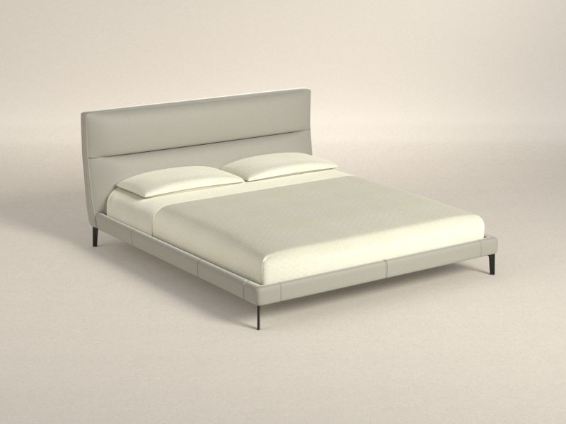Preset default image - Cut Super King bed (Mattress 193x200) - Leather