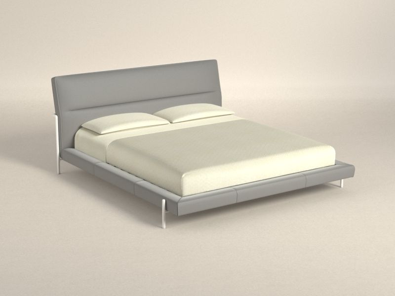 Preset default image - Morfeo Super King bed (Mattress 193x200) - Leather
