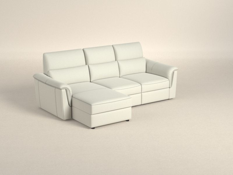 Preset default image - Amorevole Sofa with Chaise on left side - Fabric
