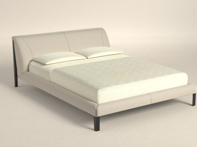 Preset default image - Diamante Queen Bed (Mattress 160x200) - Fabric