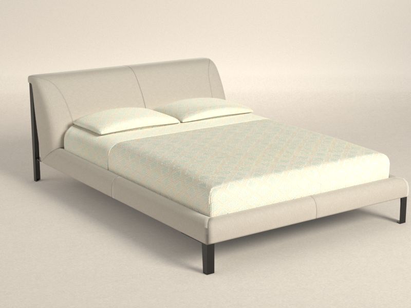 Preset default image - Diamante Двухспальная кровать (матрас 152 x 200) - ткань