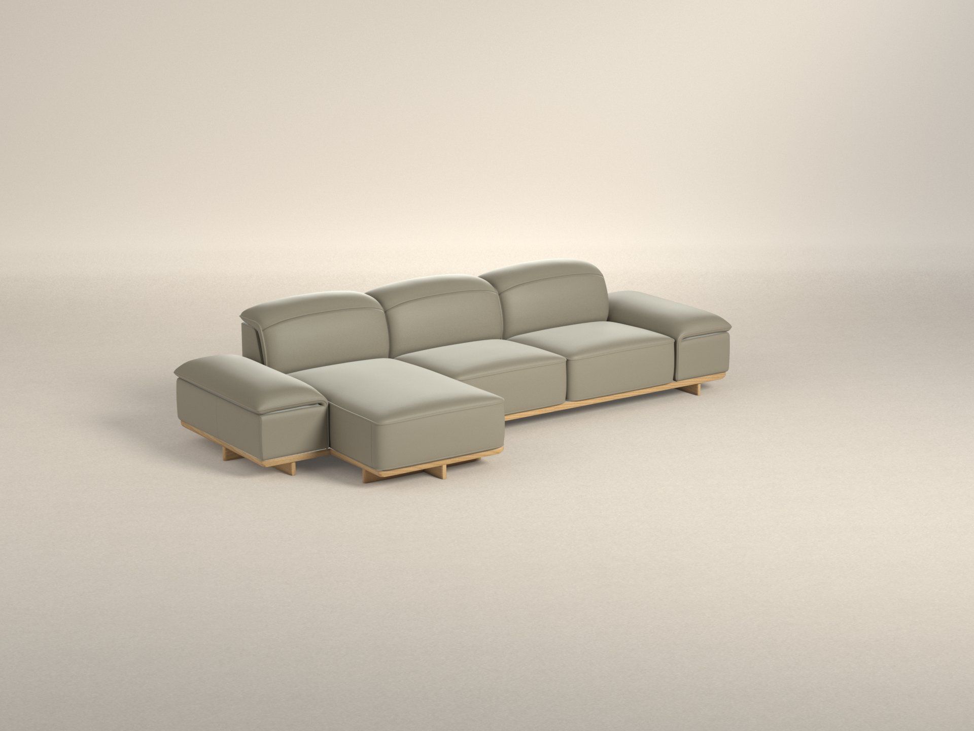 Preset default image - Adam Sofa with Chaise on left side - Leather