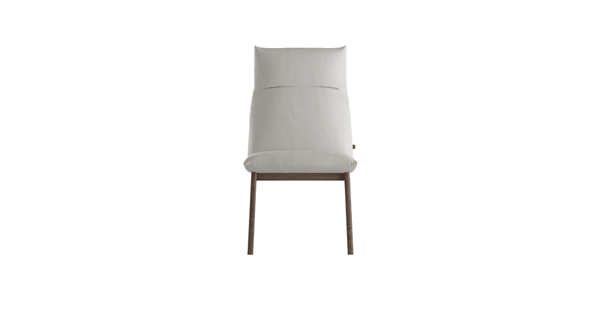 Preset default image - SOVRANA Dining chair Leather White