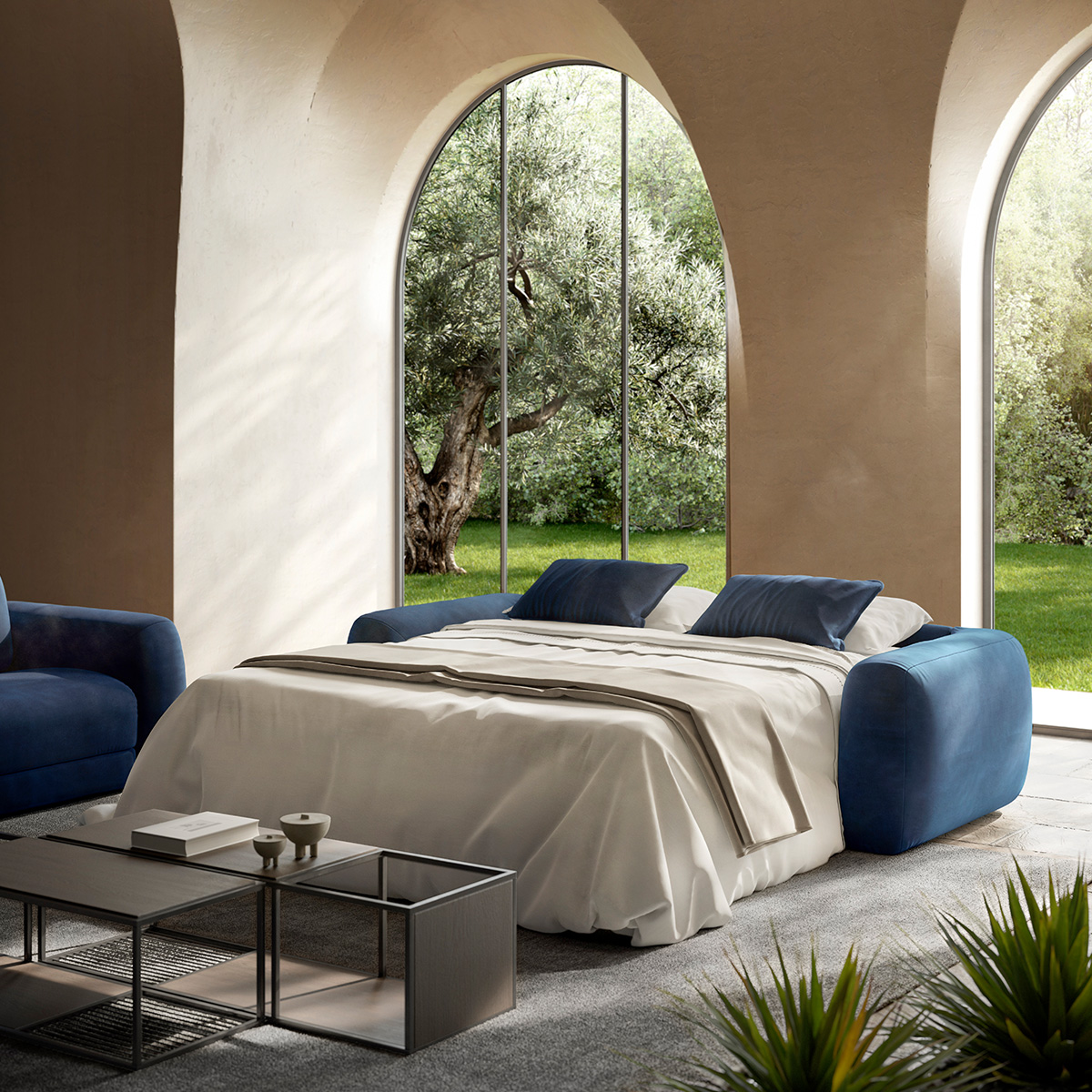 Natuzzi editorial - “Ready-to-bed”-mechanisme